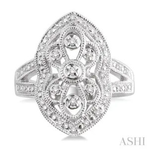 1/6 Ctw Single Cut Diamond Fashion Ring in Sterling Silver