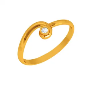 22k Surreal Enchanting Gold Ring