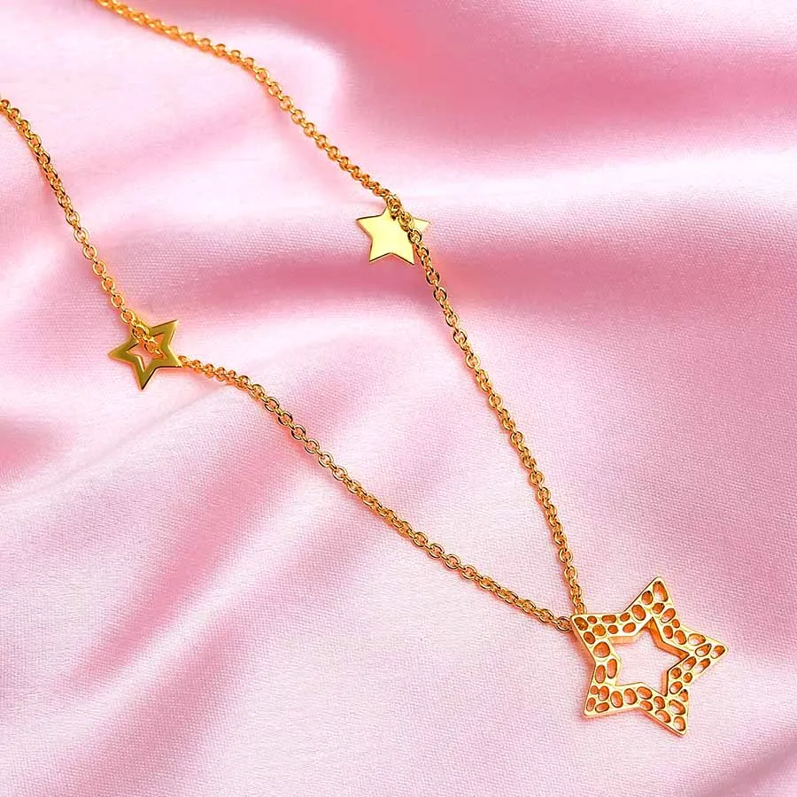 Allegro Star Station Necklace