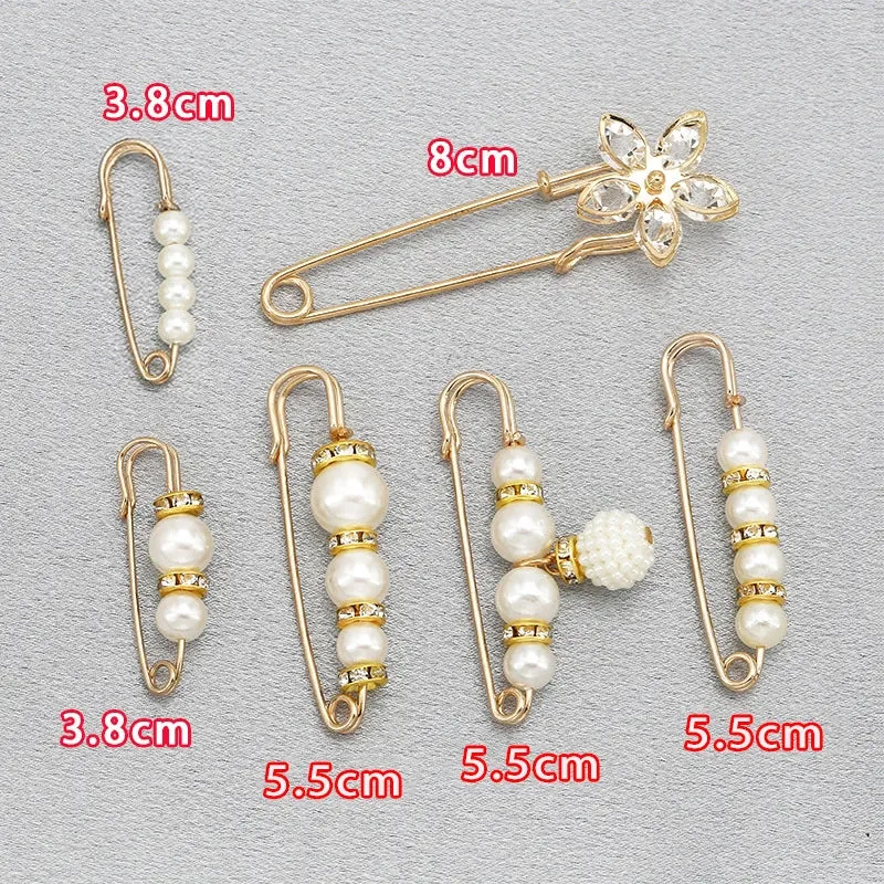 Basic Modern Style Classic Style Pin U Shape Alloy Rhinestone Women's Pin Charge Belt Buckle Brooches