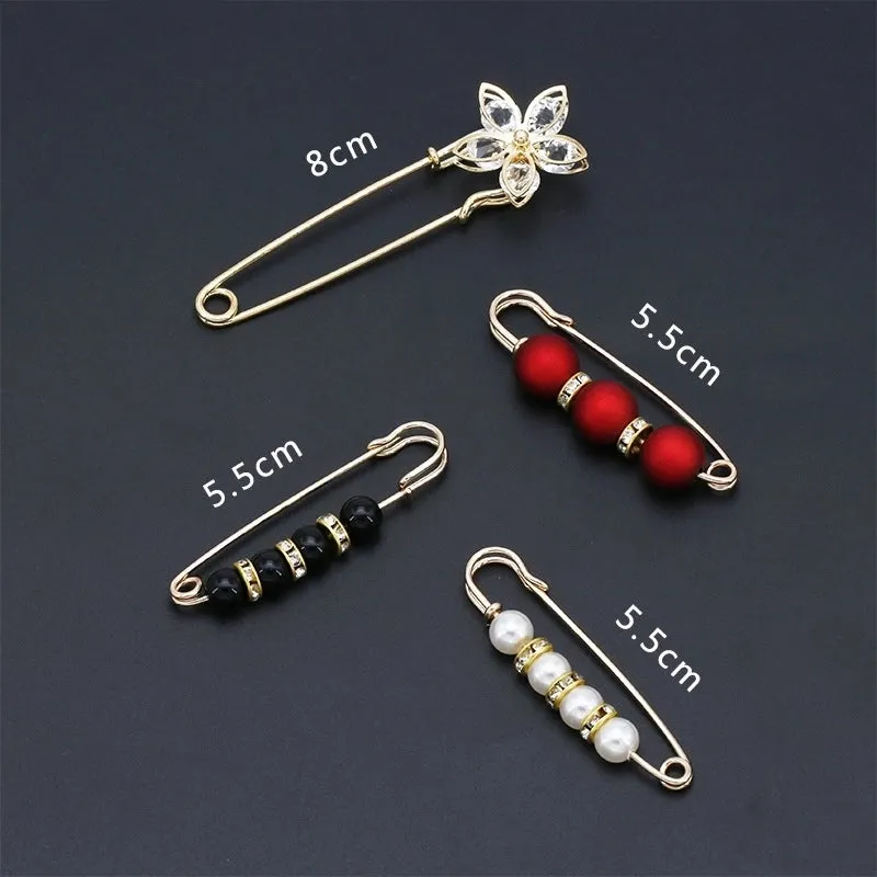 Basic Modern Style Classic Style Pin U Shape Alloy Rhinestone Women's Pin Charge Belt Buckle Brooches