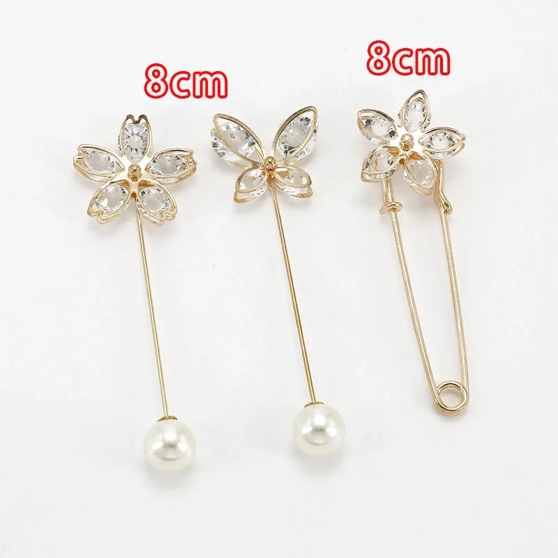 Basic Modern Style Classic Style Pin U Shape Alloy Rhinestone Women's Pin Charge Belt Buckle Brooches