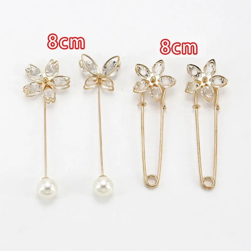 Basic Modern Style Classic Style Pin U Shape Alloy Rhinestone Women's Pin Charge Belt Buckle Brooches