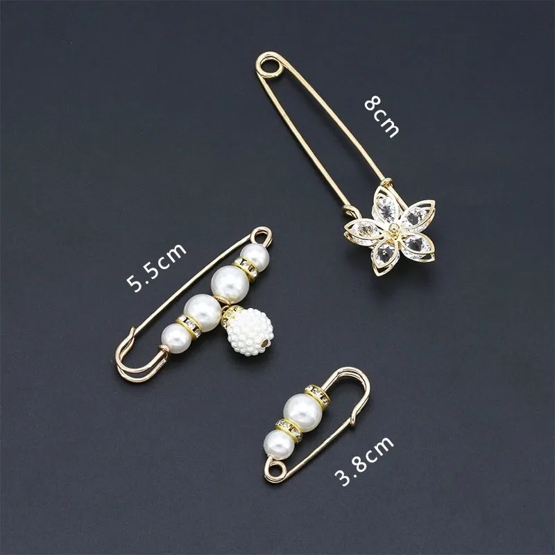 Basic Modern Style Classic Style Pin U Shape Alloy Rhinestone Women's Pin Charge Belt Buckle Brooches