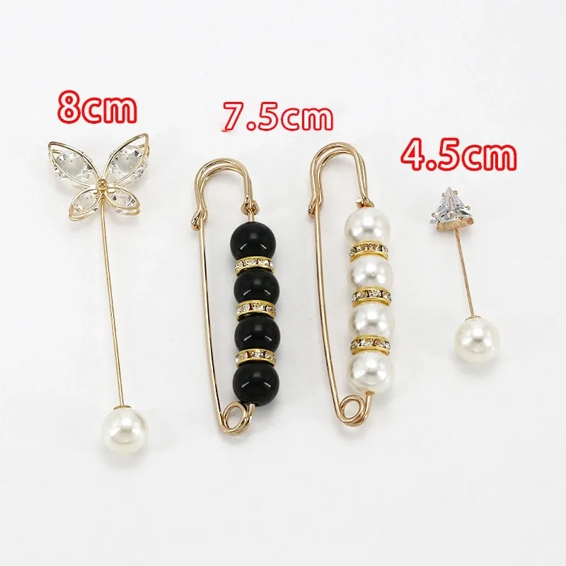 Basic Modern Style Classic Style Pin U Shape Alloy Rhinestone Women's Pin Charge Belt Buckle Brooches