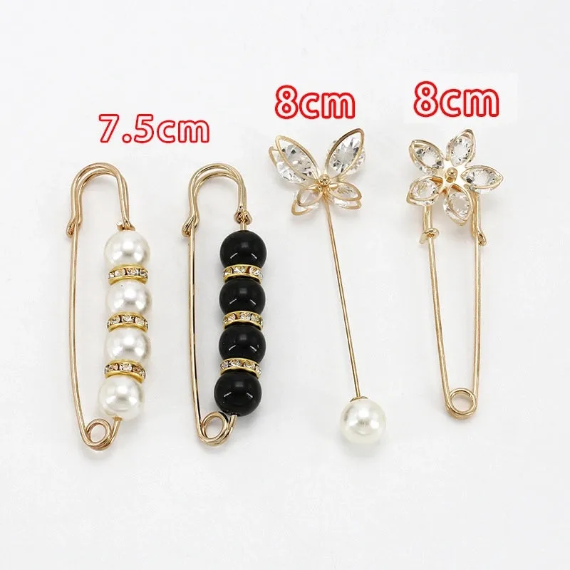 Basic Modern Style Classic Style Pin U Shape Alloy Rhinestone Women's Pin Charge Belt Buckle Brooches