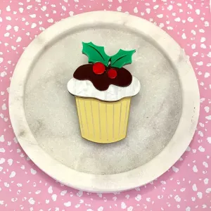 Birdie Bananas : Christmas Pudding Brooch