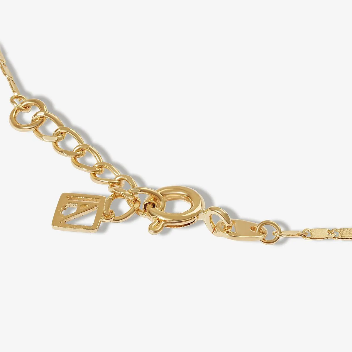 Cairo flat link chain anklet