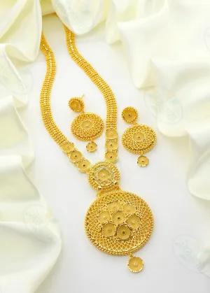 CLASSY CIRCLE DESIGNER NECKLACE