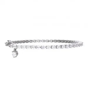 Diamonfire Silver White Cubic Zirconia Tennis Bracelet B5085