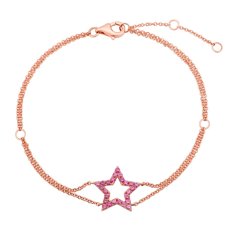 Double Row Star Bracelet