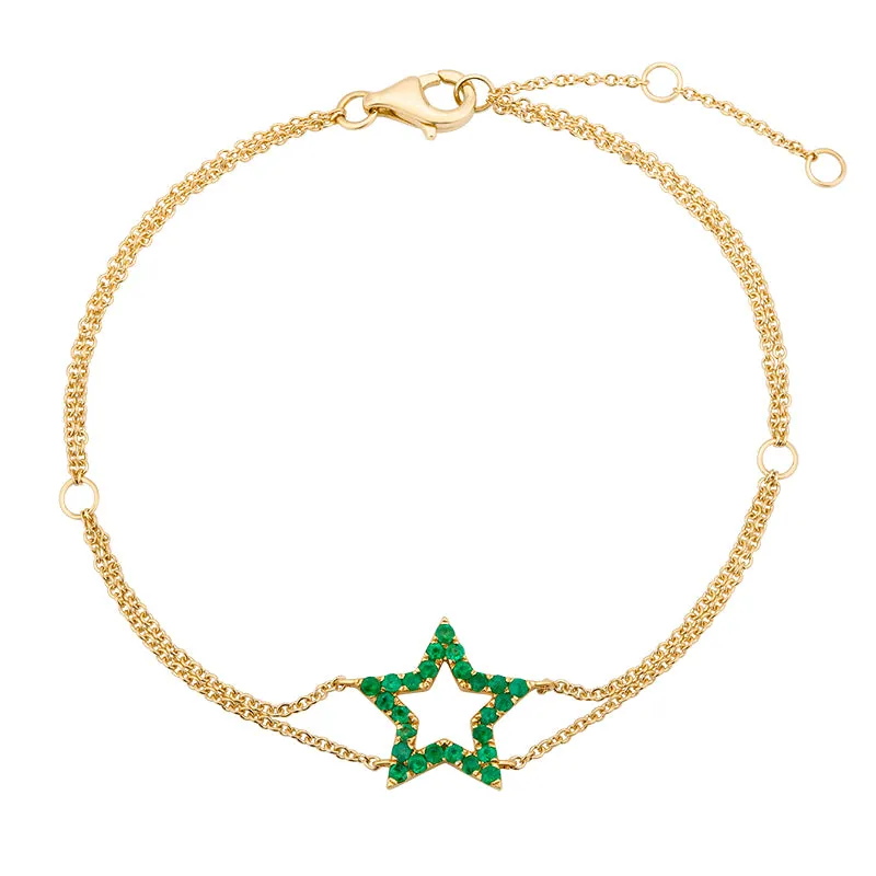 Double Row Star Bracelet