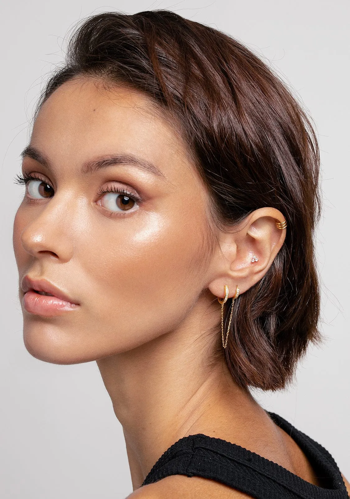 Ear Cuff Hoop Gold