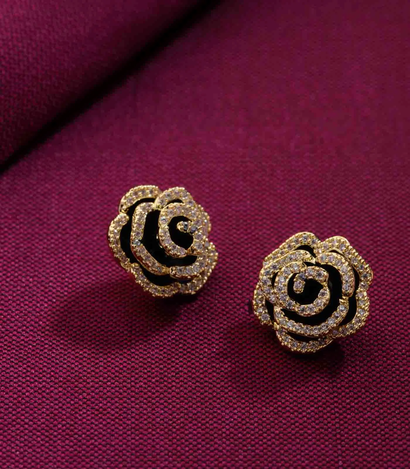 Elegant Lady Earrings (Brass)