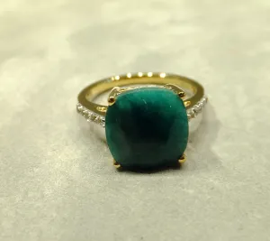 Emerald Gemstone Ring In Gold