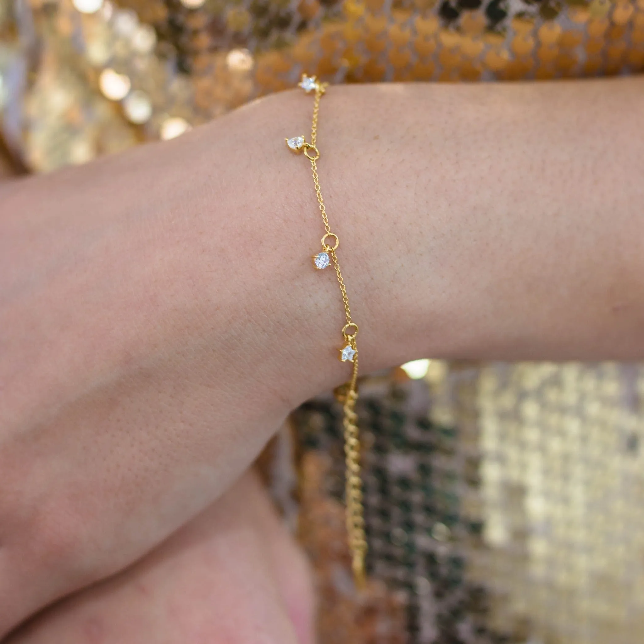 Georgini A Christmas Journey Clara Bracelet Gold