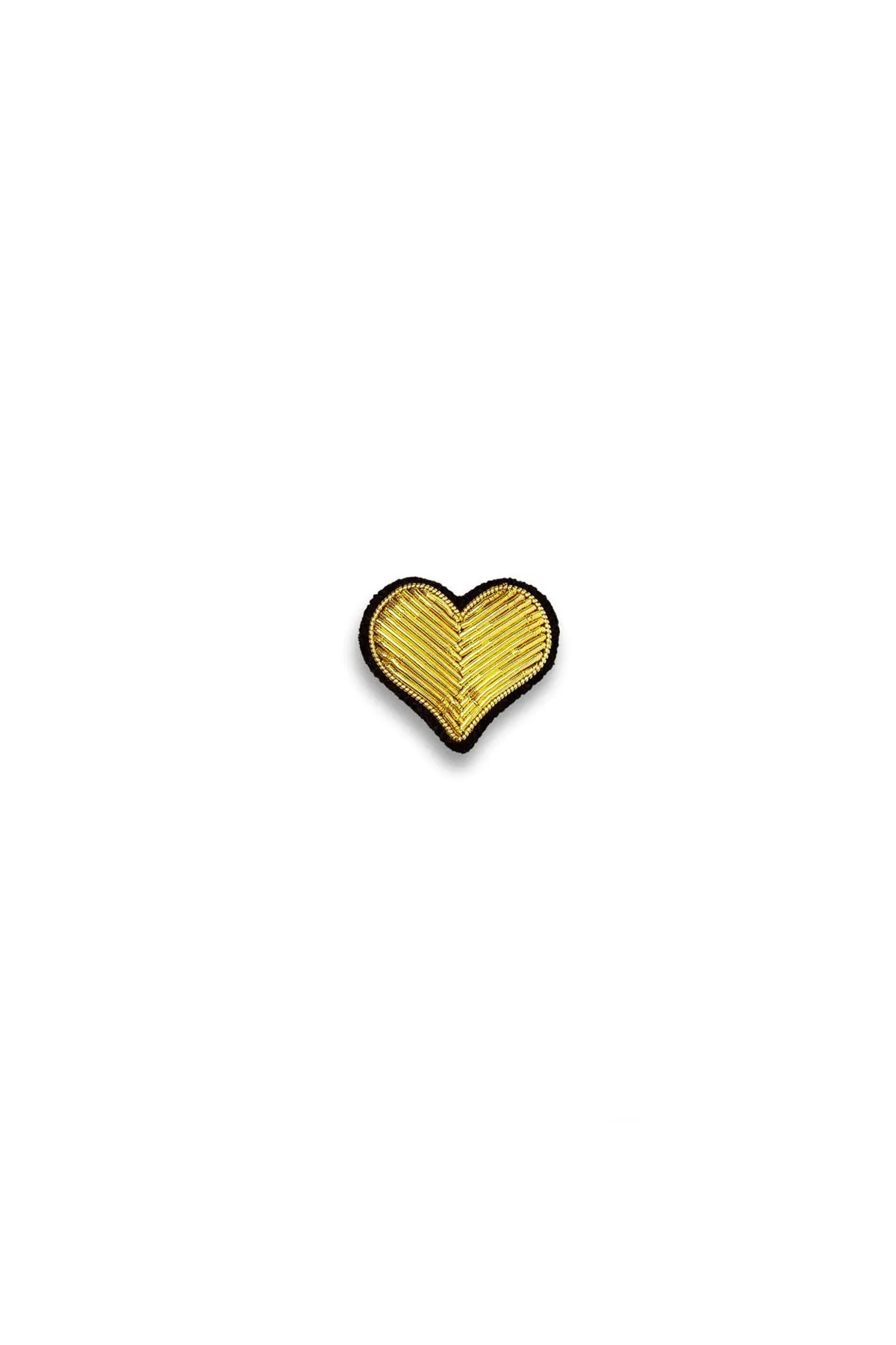 Gold Heart Brooch