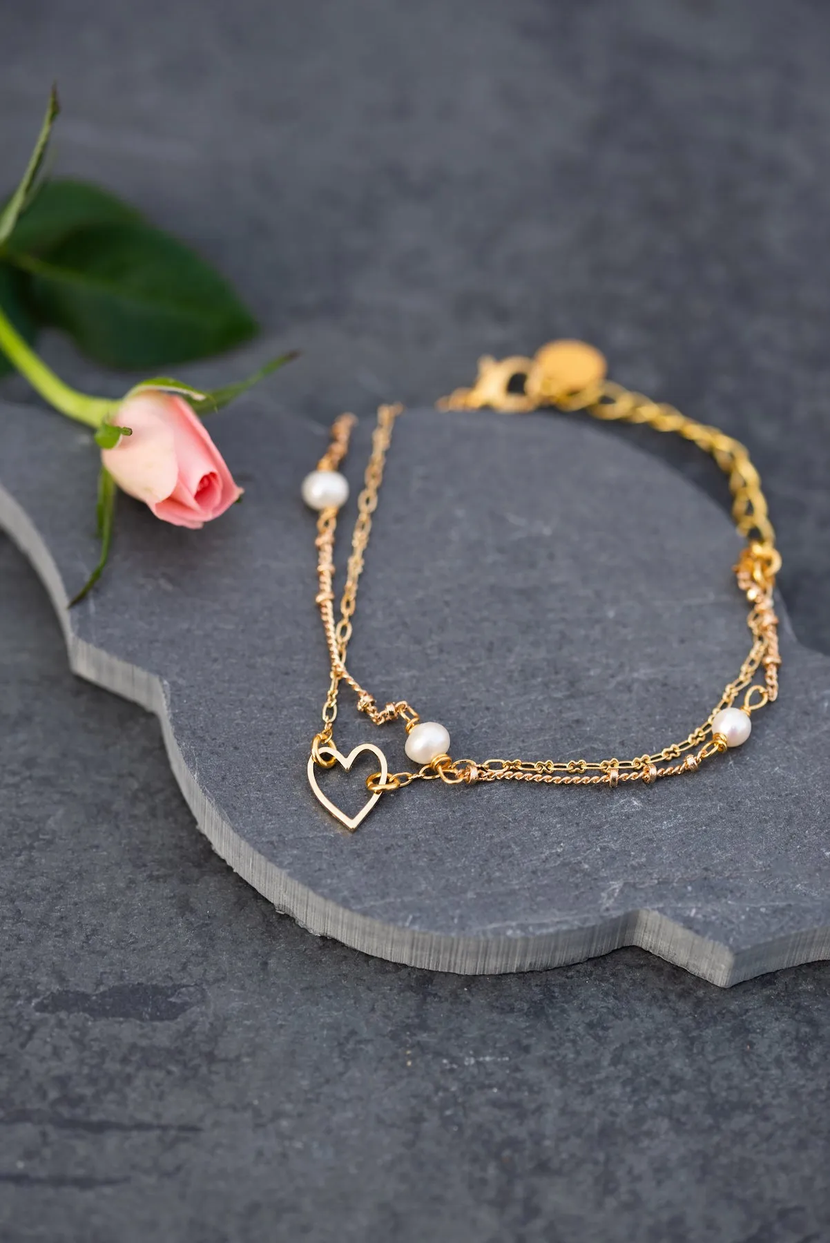 Gold Vintage Amore Bracelet