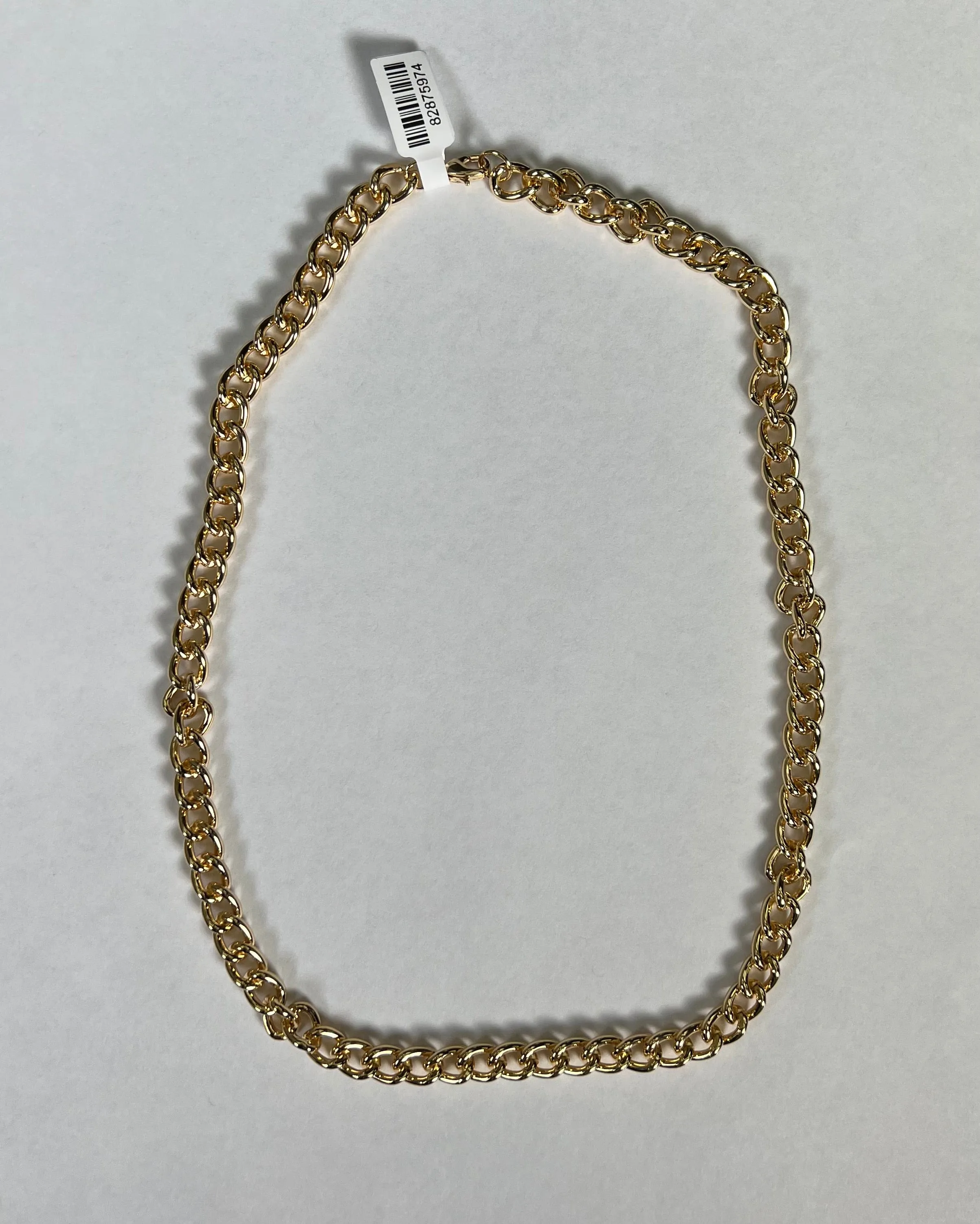 Greer Curb Chain Anklet 18k Gold