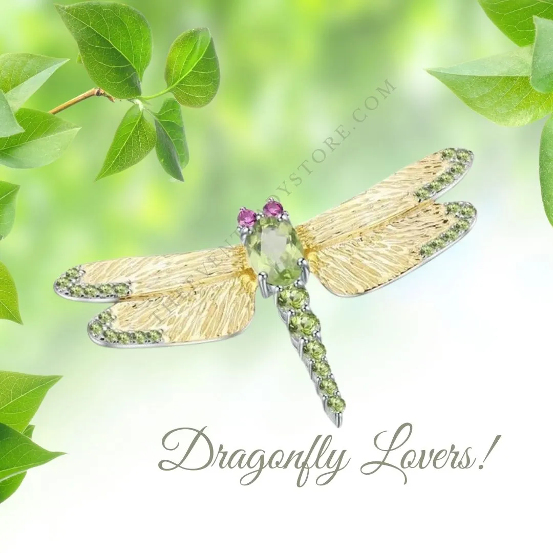 Handmade Dragonfly Brooches For Women - Fine Jewelry