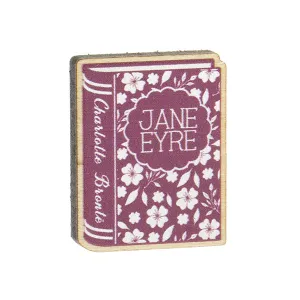 Jane Eyre Wooden Brooch