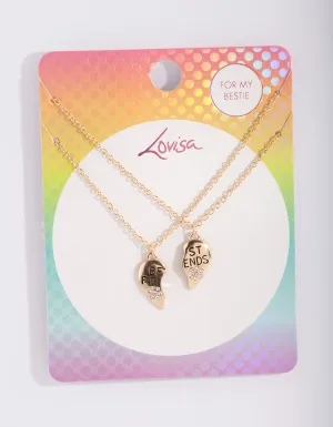 Kids Gold BFF Necklace Pack