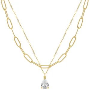 Kyerlyn Layered Diamond CZ Necklaces