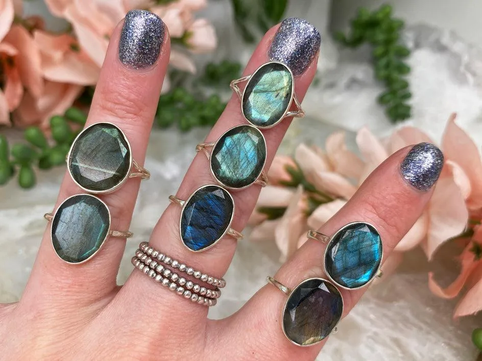 Labradorite Rings