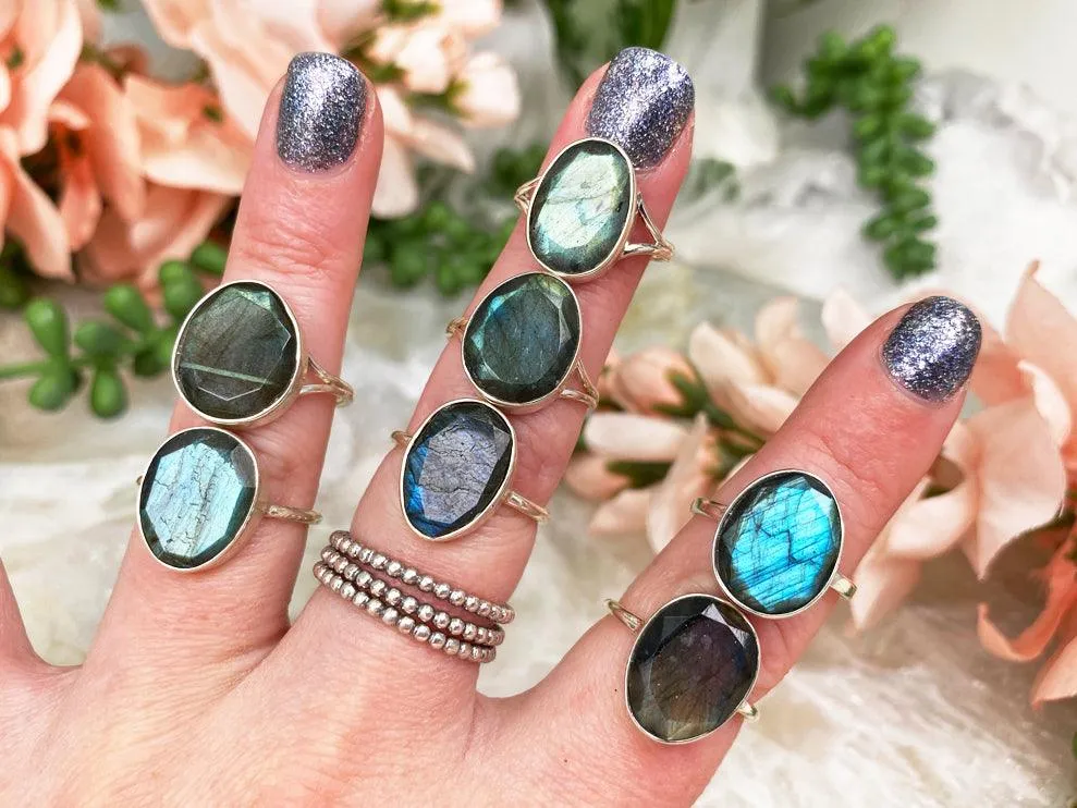 Labradorite Rings