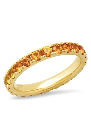 Large Sunburst Eternity Band