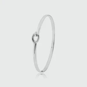 Ledbury Solid Sterling Silver Hook Bangle