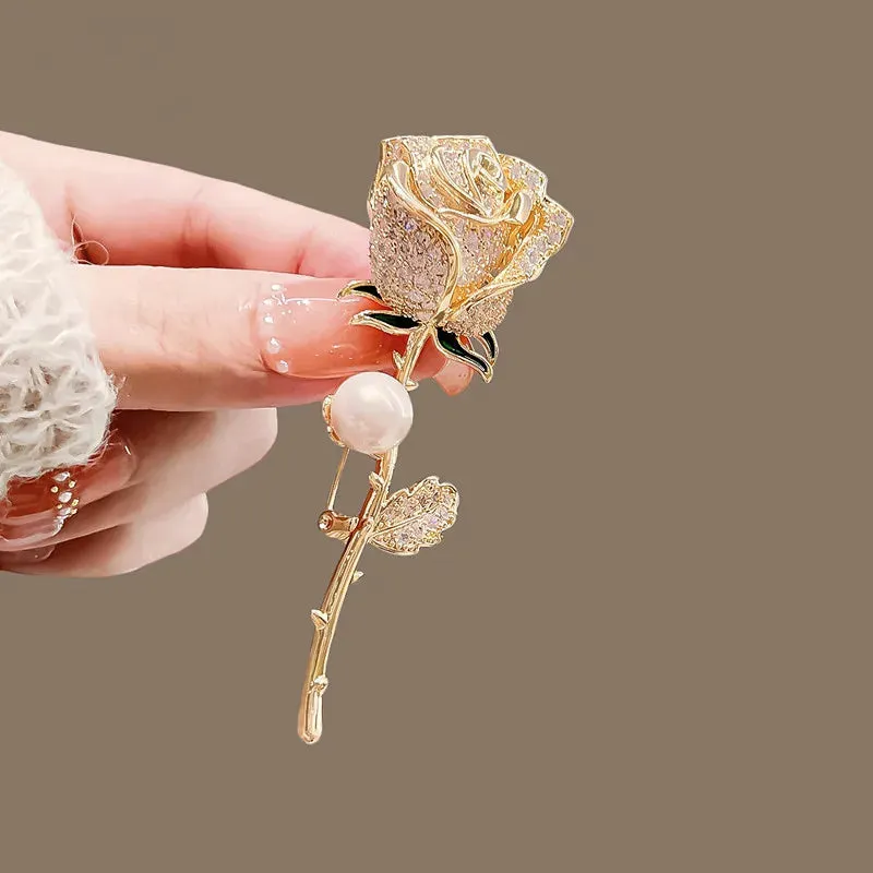 Little Bee Insect Brooch for Women Men Yellow Crystal Zircon Alloy Lapel Pins Suit Shirt Corsage Party Banquet  Vinatge Jewelry