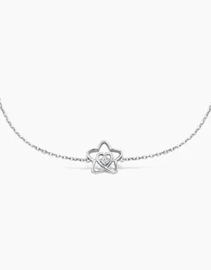 LVC Charmes Heart and Stars Diamond Bracelet