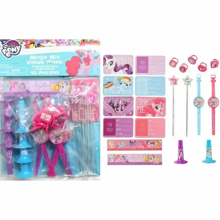 My Little Pony Friendship Adventures Mega Mix Favour Pack - 48 Pc