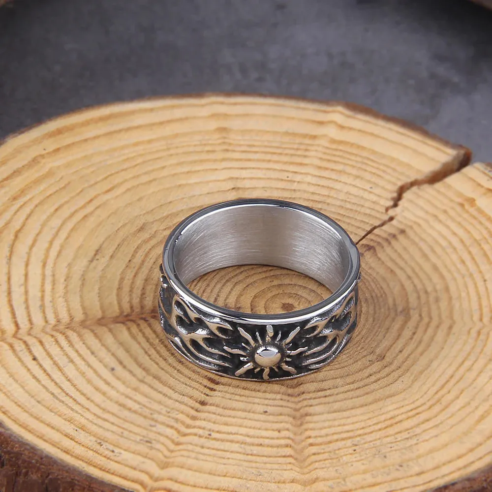 Nordic Celtics Knotwork Tree of Life Yggdrasil Viking Ring