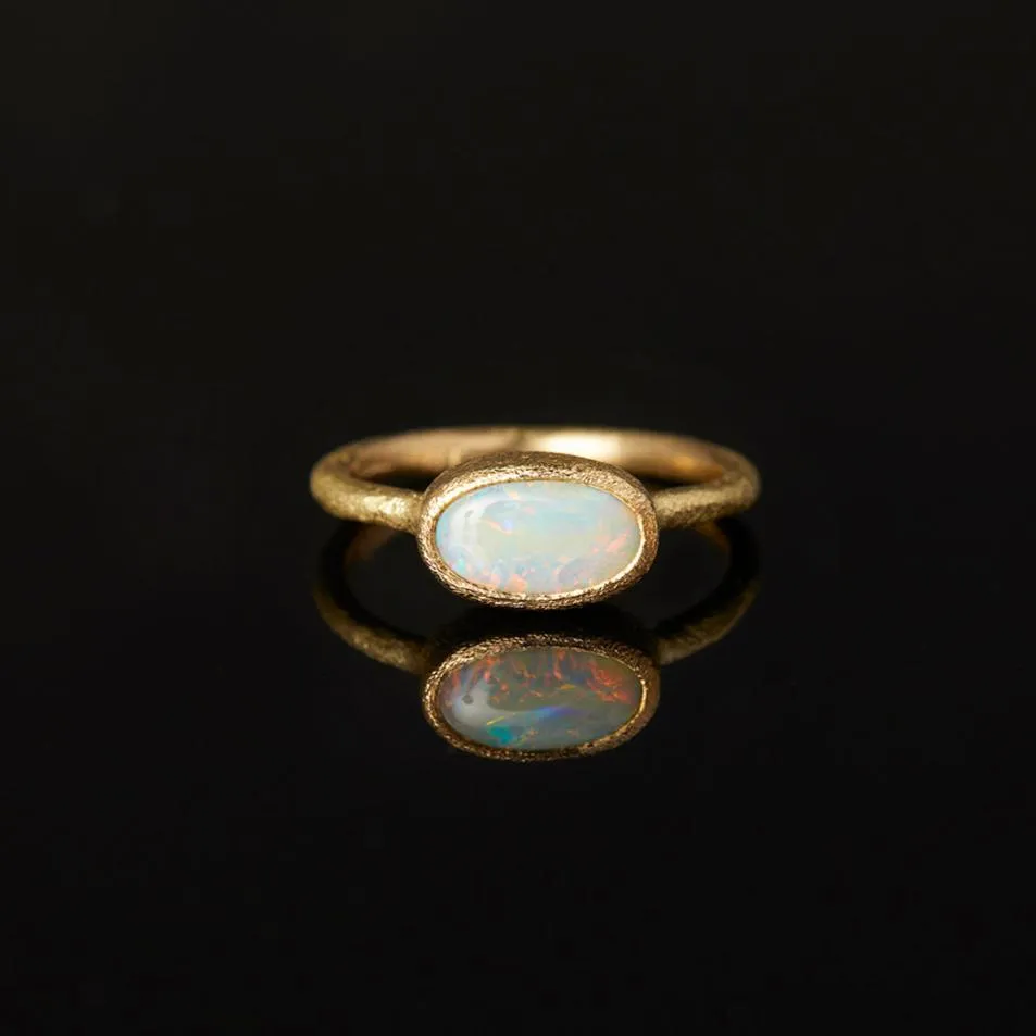 OP10-OOAK | 1.54 Carat One-of-a-Kind Boulder Opal Ring