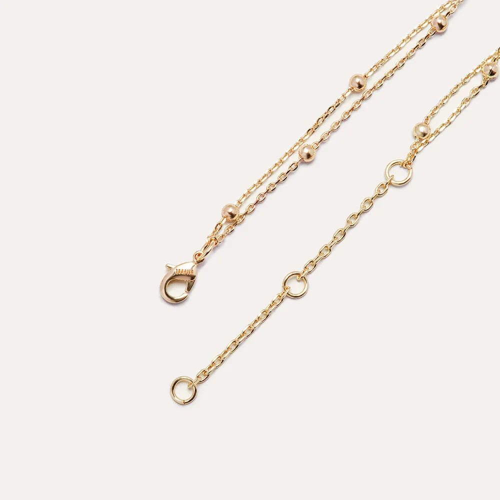 Orbit Bracelet in 14kt Gold Over Sterling Silver