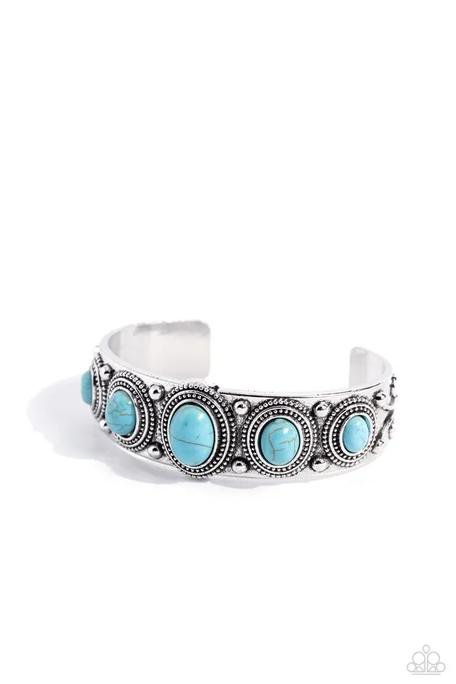 Paparazzi Bracelet ~ Mesa Mystery - Blue