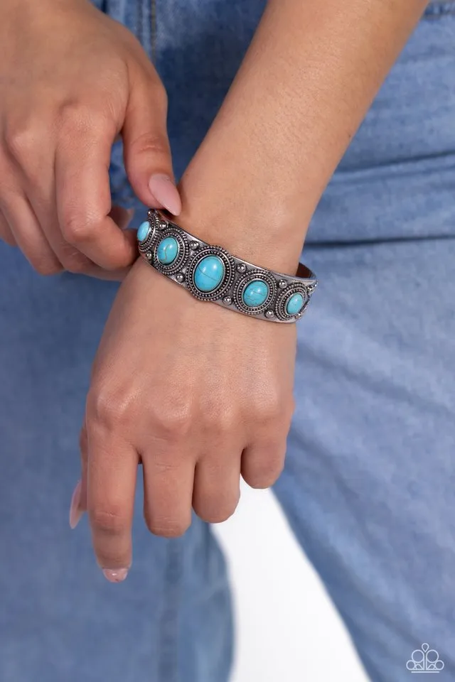 Paparazzi Bracelet ~ Mesa Mystery - Blue