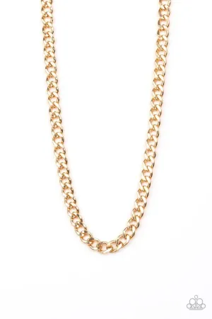 Paparazzi Necklace ~ Alpha - Gold