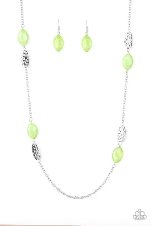 Paparazzi Necklace ~ Beachfront Beauty - Green