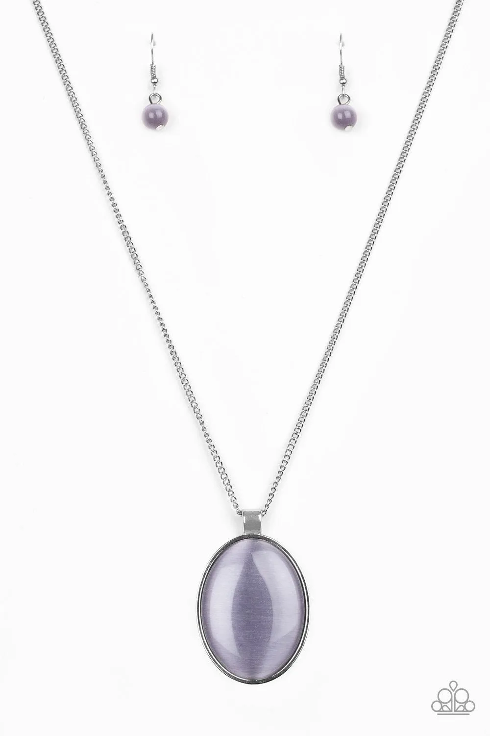 Paparazzi Necklace ~ Pretty Poppin - Purple