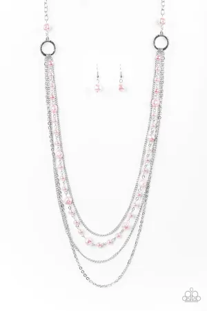 Paparazzi Necklace ~ Radiant Rhythm - Pink