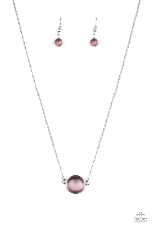 Paparazzi Necklace ~ Rose-Colored Glasses - Purple