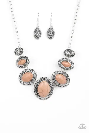 Paparazzi Necklace ~ Sierra Serenity - Brown