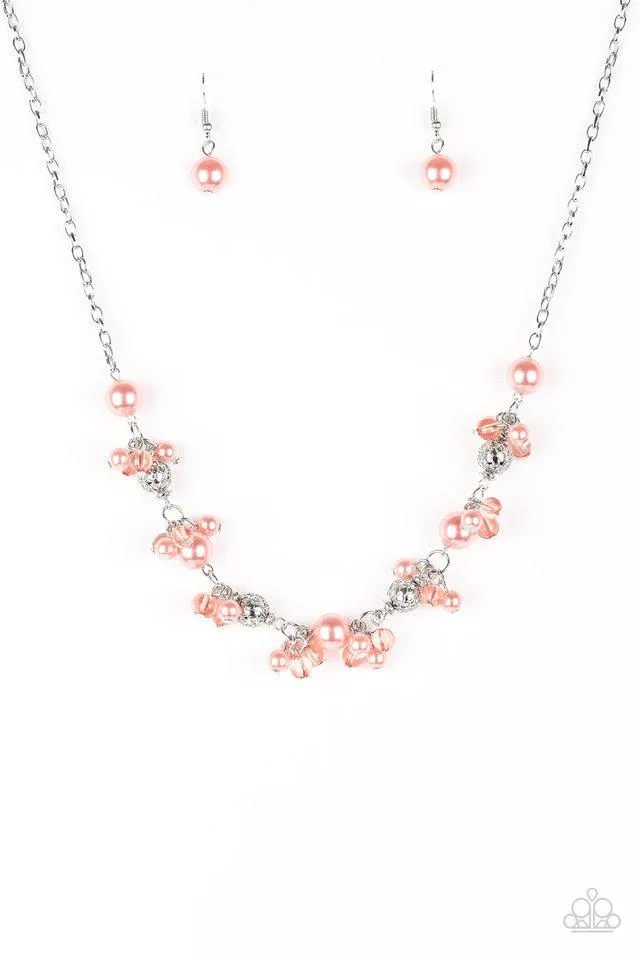 Paparazzi Necklace ~ Weekday Wedding - Orange