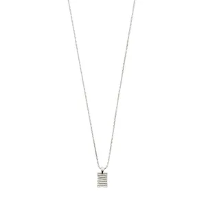 Pilgrim - Jemma Square Necklace - Silver Plated