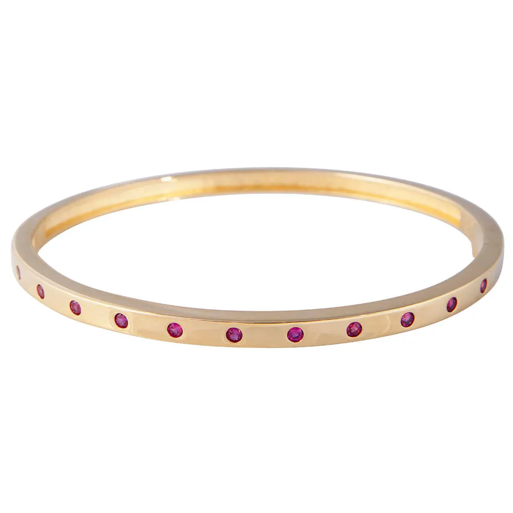 PINK CHEETAH BANGLE