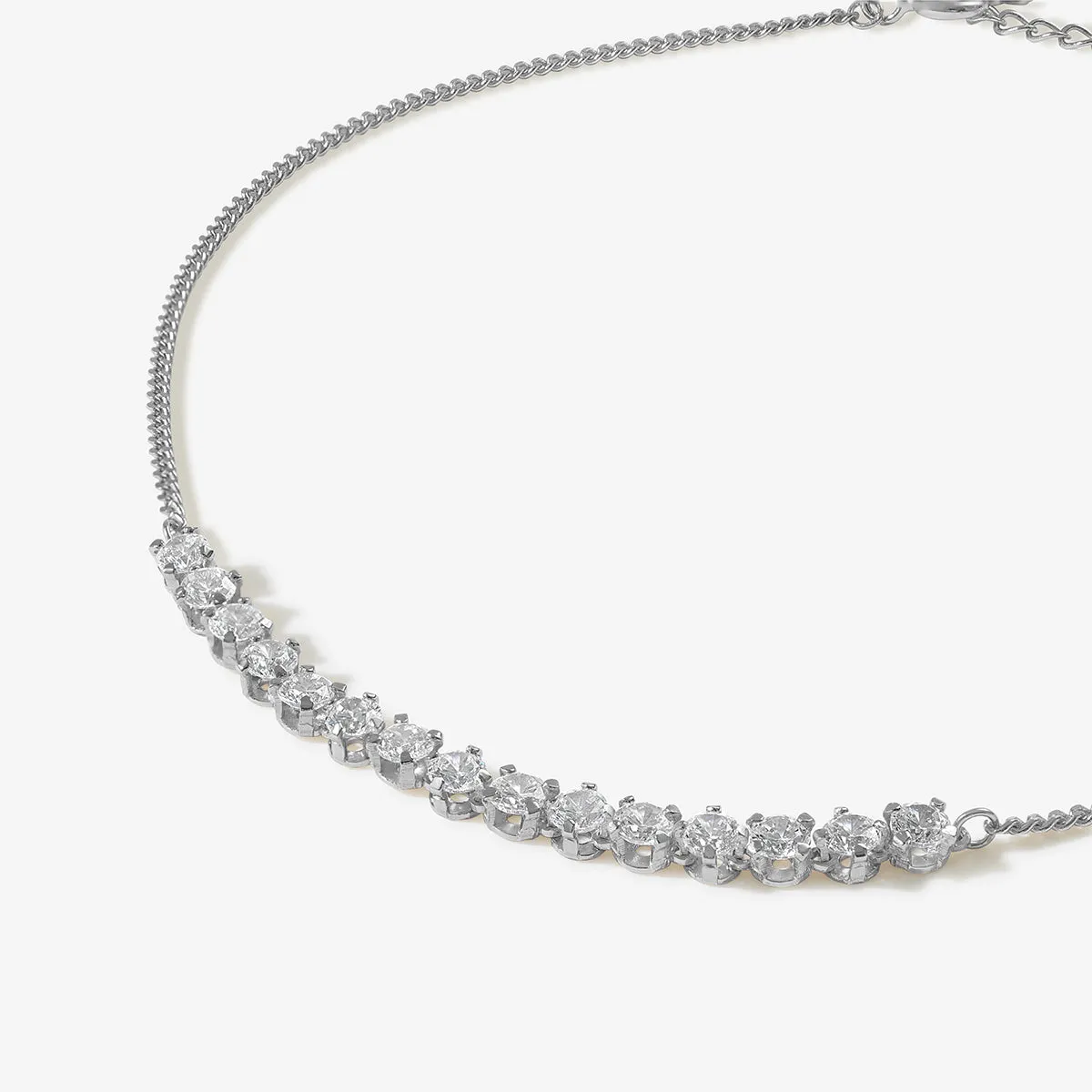 Reen crystal anklet