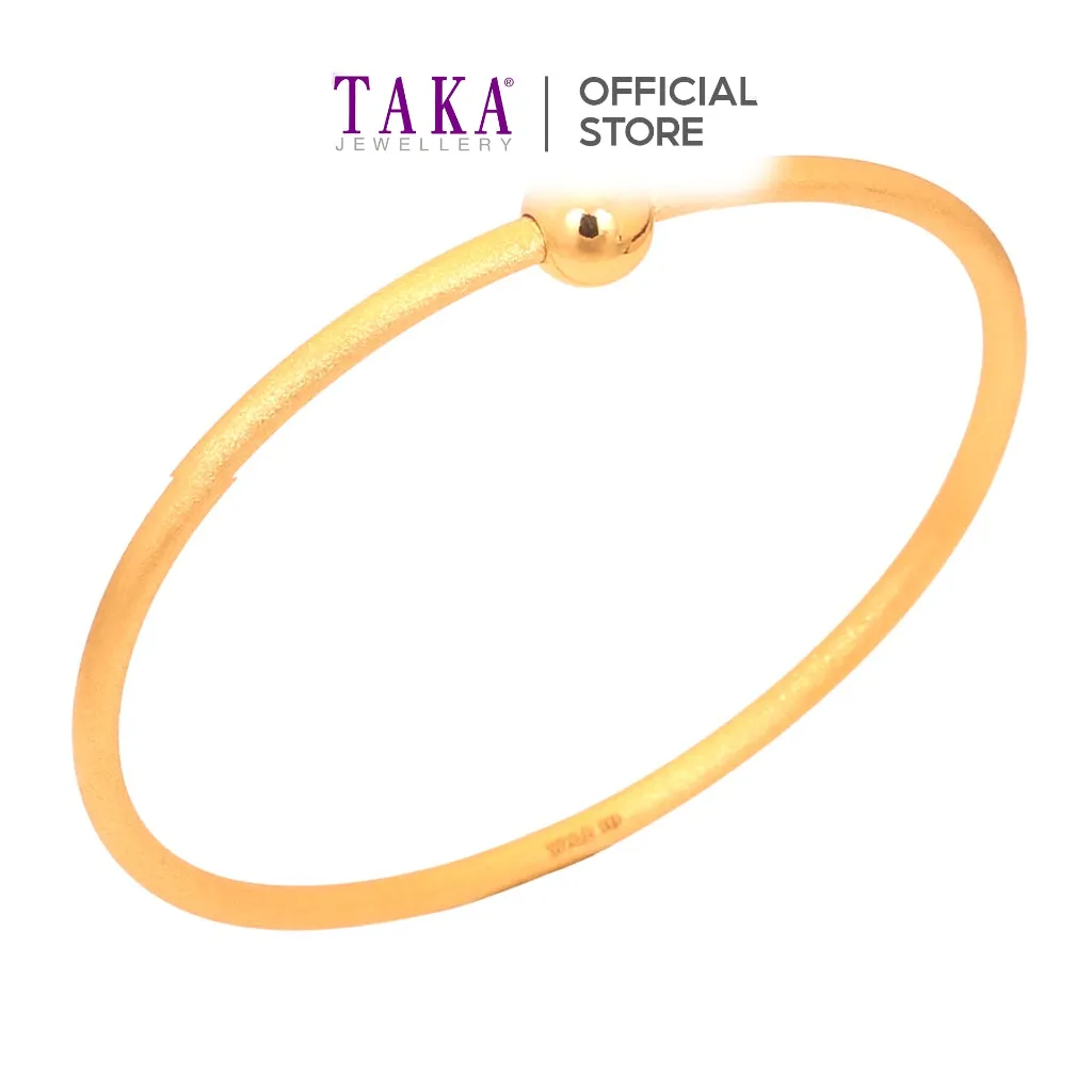 TAKA Jewellery 999 Pure Gold Bangle